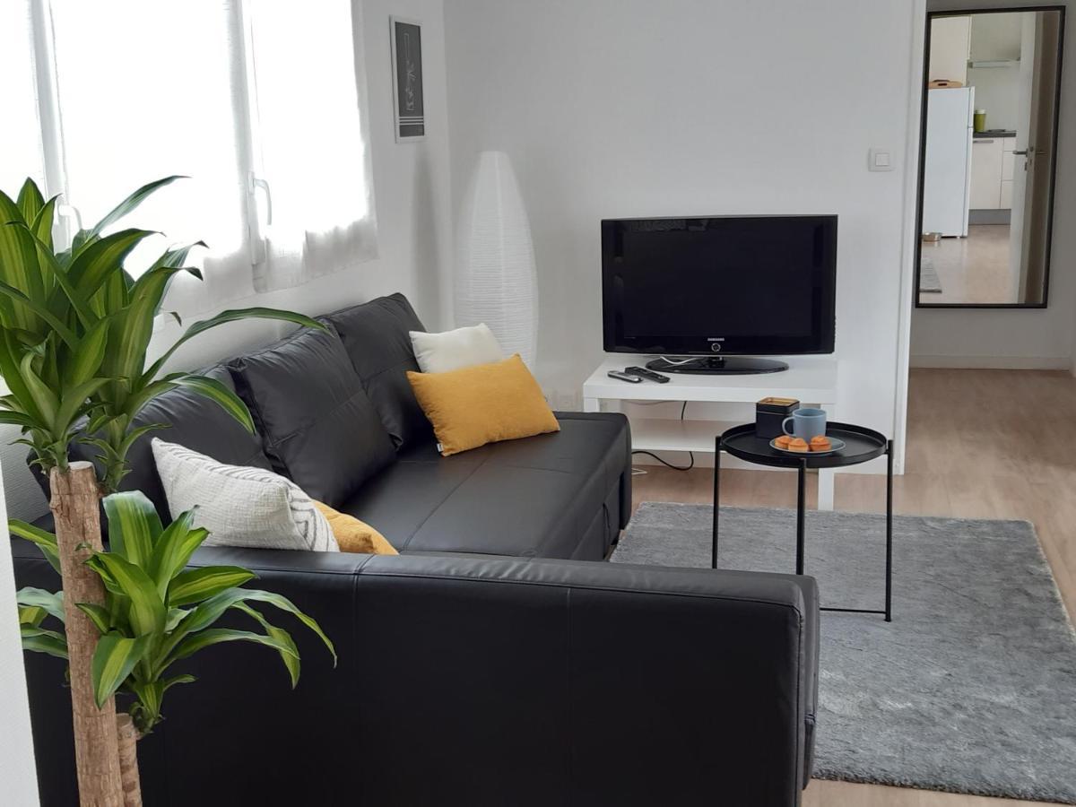 Residence Appart Centre Ville Lorient Calme Garage Exterior foto